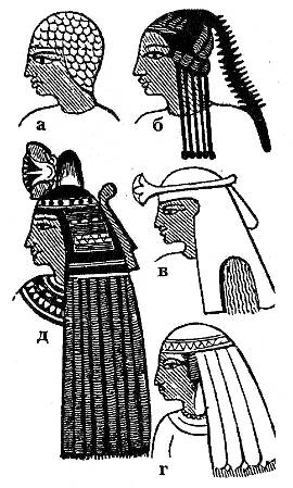 Головные уборы женщин в Египте